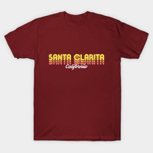 Retro Santa Clarita California T-Shirt